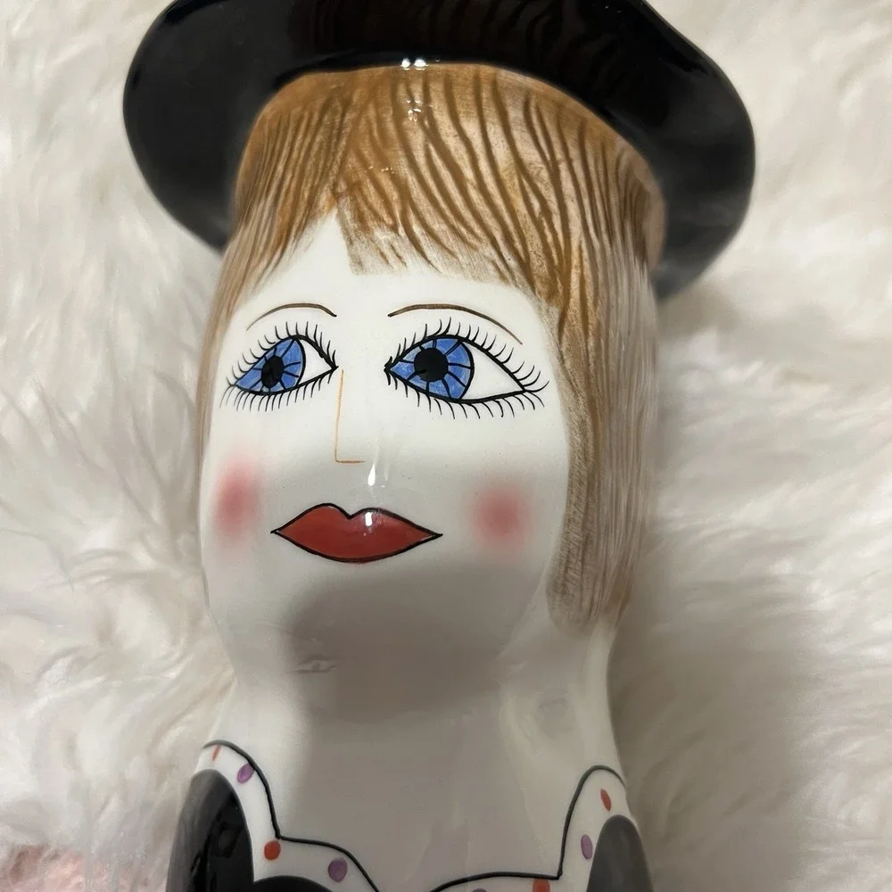 Ganz Belle Casa‎ Vase Elizabeth Artist Susan Paley Hand Painted